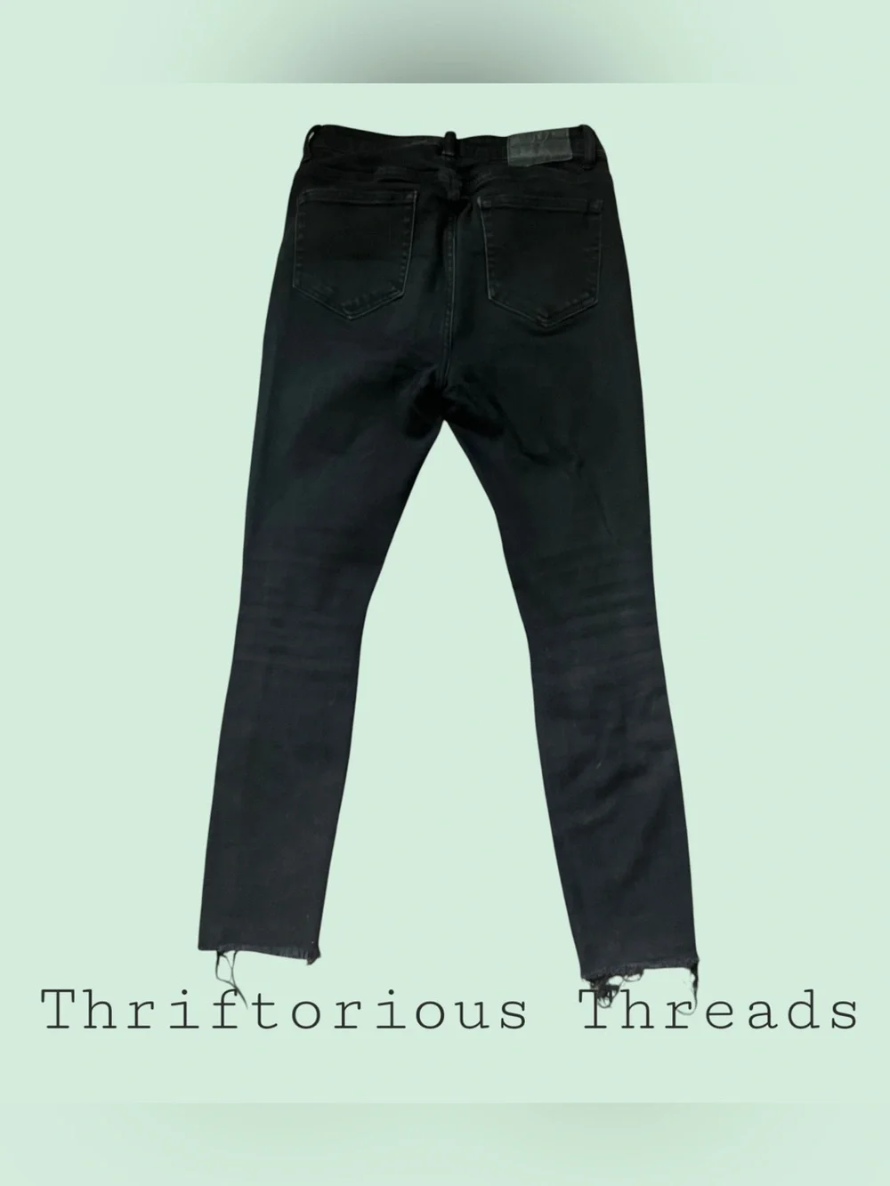 Monkey Ride Jeans High Rise Distressed Denim - Picture 5 of 5